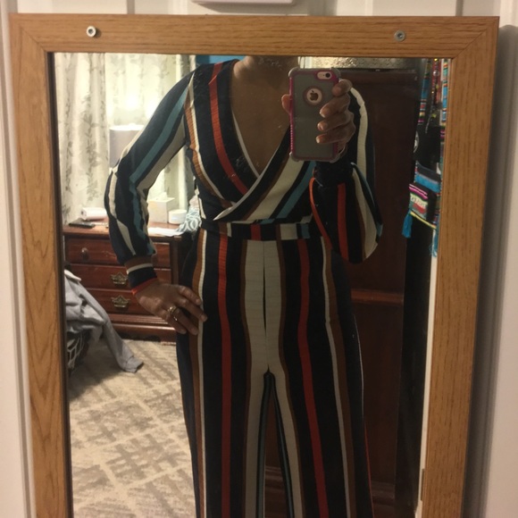 Striped Jumpsuit - Picture 6 of 8
